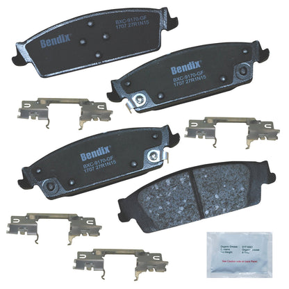 Bendix Priority1 Pastillas de Freno Traseras de Cerámica - CFC1707