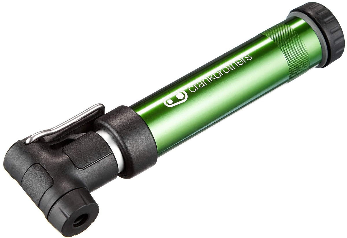 Crankbrothers Gem Bike Bomba de Mano – Bomba de pistón Doble Corta/Larga, Presta/Schrader, Bomba Manual de Alto Volumen y Alta presión