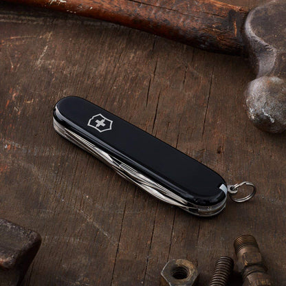 Victorinox Swiss Army - Multiherramienta, Navaja de Bolsillo | Multiherramienta duradera de acero inoxidable cuenta con un destornillador Phillips, escariador y punzón para manualidades y