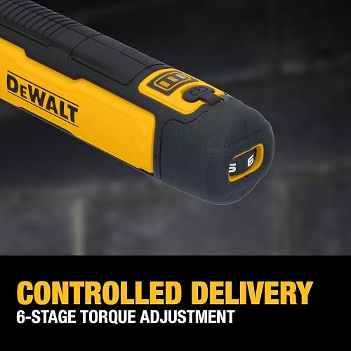DEWALT - Destornillador inalámbrico con control FLEXDRIVE y puntas de destornillador (DWHT66719)