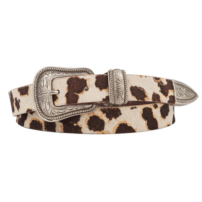 Lucky Brand Western Style Fashion Leather Belt With Metal Buckle Cinturón Mujer