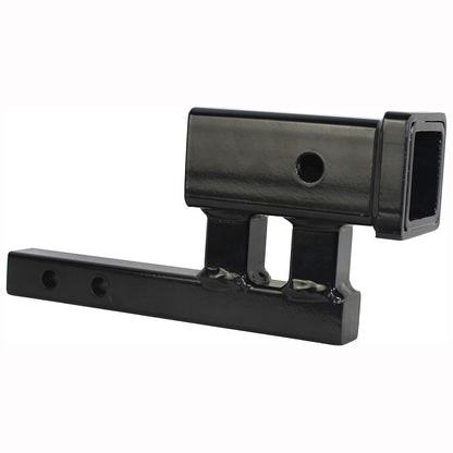 MaxxHaul 80875 Adaptador Extensor Enganche Remolque 2" Elevación/Caída 4" Vástago 1-1/4" Negro