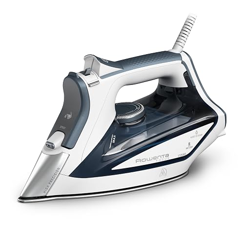 Rowenta - Vaporizador de Hierro para Ropa, Suela de Acero Inoxidable, 400 Agujeros de microvapor, Potente Plancha de Vapor, Ligero, a Prueba de Fugas, 1725 vatios
