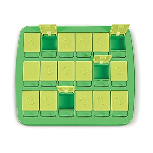 Genuine Fred, Match UP Bandeja de Aperitivos con Memoria, Color Verde, para Viajes, Mide 10 x 8.7 Pulgadas