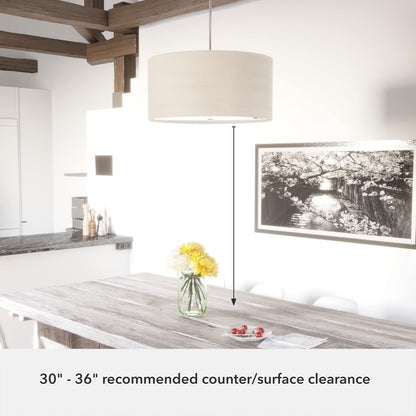 Hunter Fan, Colgante Solhaven, Luminaria Colgante, Aliso