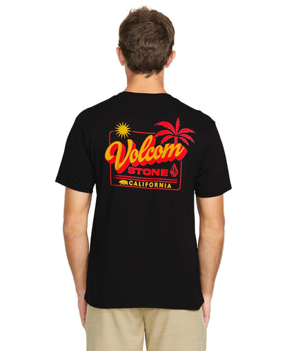 Volcom California Dreaming - Playera de Manga Corta para Hombre