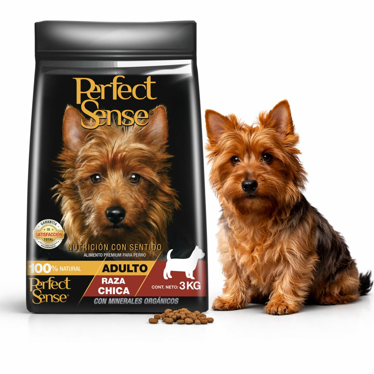 Perfect Sense Alimento Natural para Perro Raza Pequeña - 3 kg (Paquete de 1)