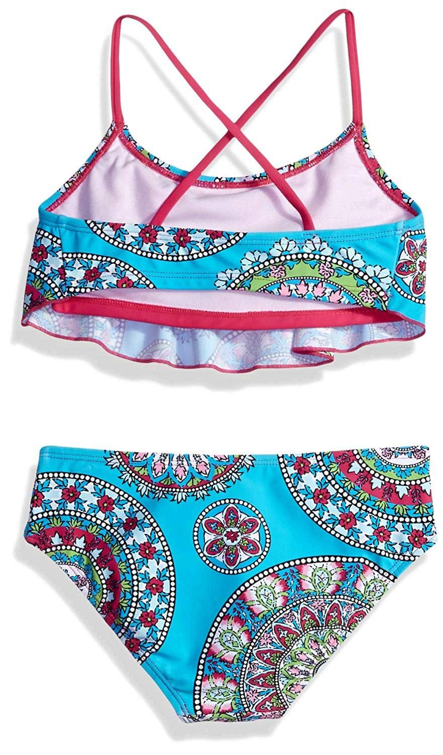 Kanu Surf Traje de baño de 2 Piezas Alania con Volantes para niña