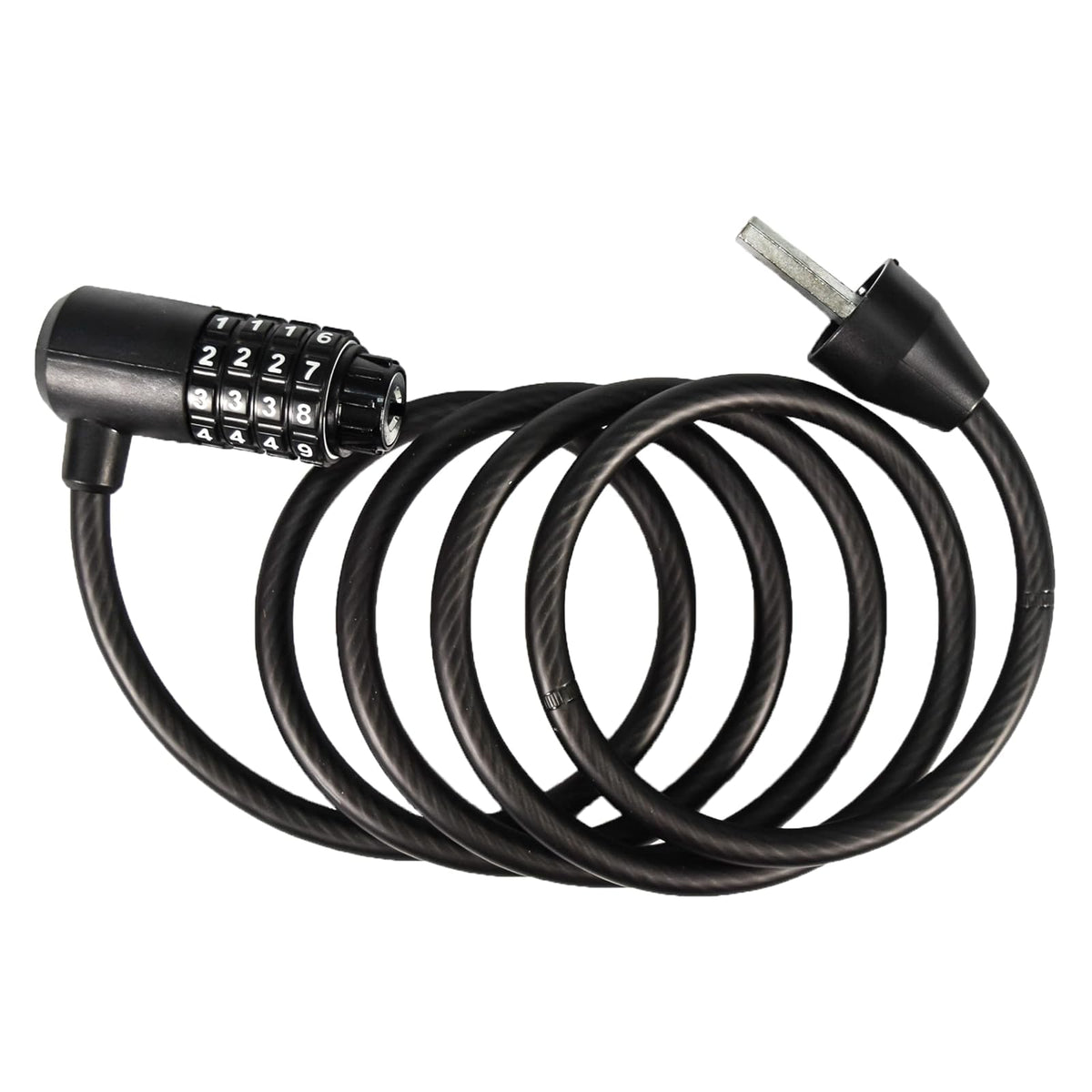 Kryptonite KryptoFlex - Cable de Bloqueo para Bicicleta, 5 pies de Largo, 8 mm de Grosor, Cable de Acero Trenzado antirrobo, Cerradura de Seguridad para Equipos al Aire última intervensión