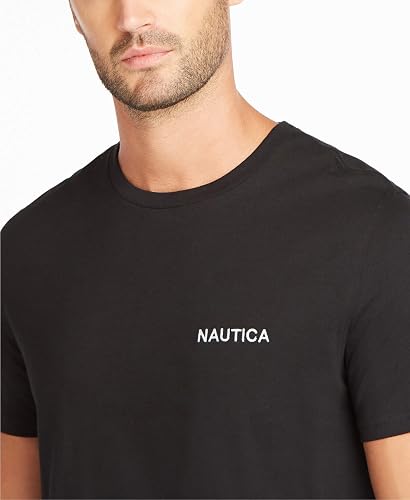Nautica Men's Short Sleeve Solid Crew Neck T-Shirt