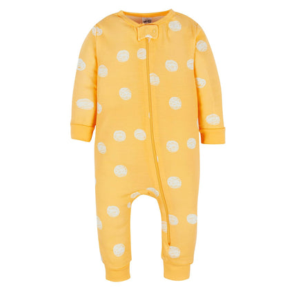 Onesies 3-Pack Snug Fit One-Piece Cotton Pajamas Dormidores para bebés y niños pequeños bebés niñas