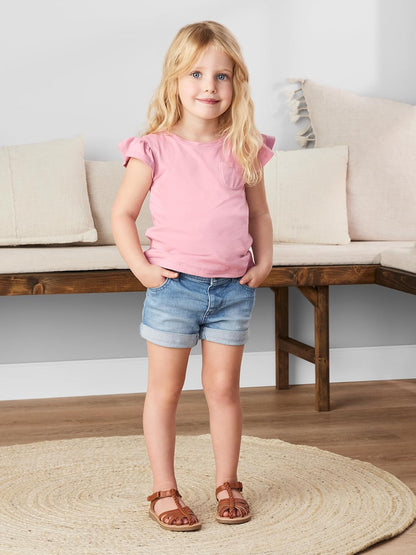 Simple Joys by Carter's Denim Shorts, Pack of 2 Pantalones Cortos de Jean Niñas