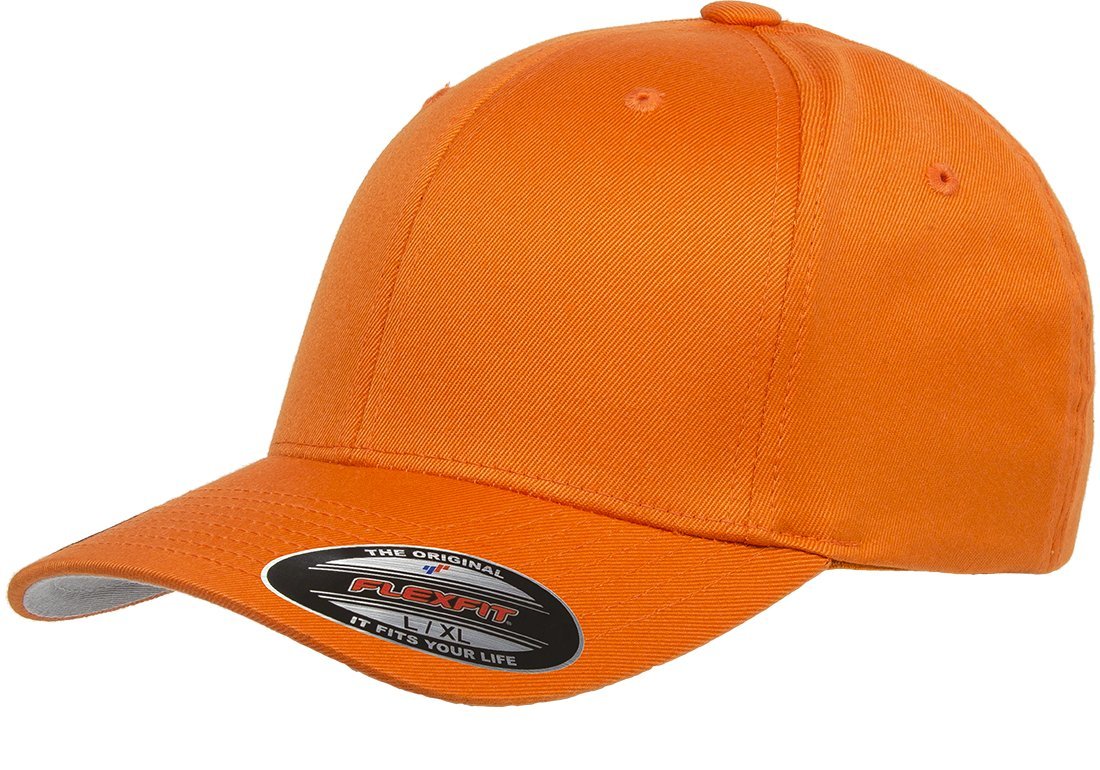 Flexfit Gorra de béisbol atlética para Hombre Gorra para Hombre - Naranja - CH-M