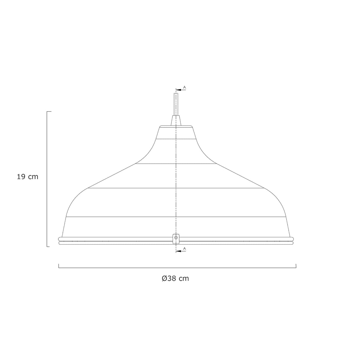 MAXXI MX-CL8034/CB MX-CL8034/CB, Negro-Cobre, Ø39xH13cm, pack of/paquete de 13