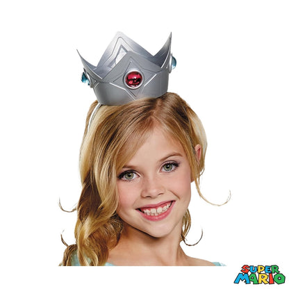 Rosalina Deluxe Disfraz, Azul, L (10-12) | Disfraz de Super Mario Rosalina para niños de 10 a 12 años