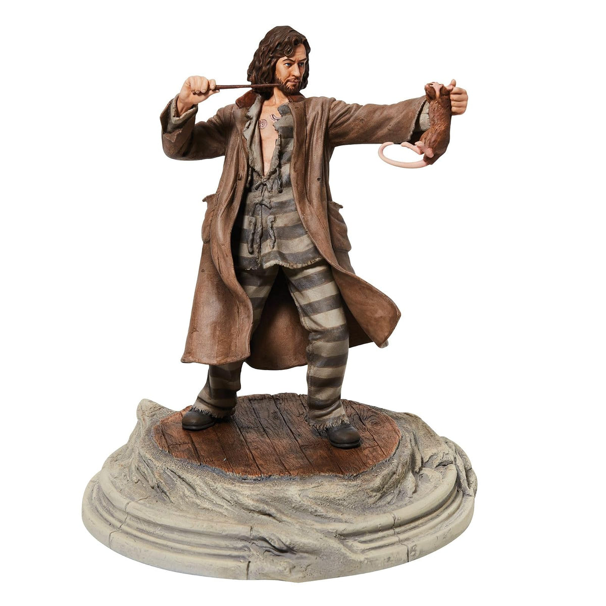 Enesco Wizarding World of Harry Potter Sirius - Figura de Cola de Gusano Negra, 8.75 Pulgadas, Multicolor