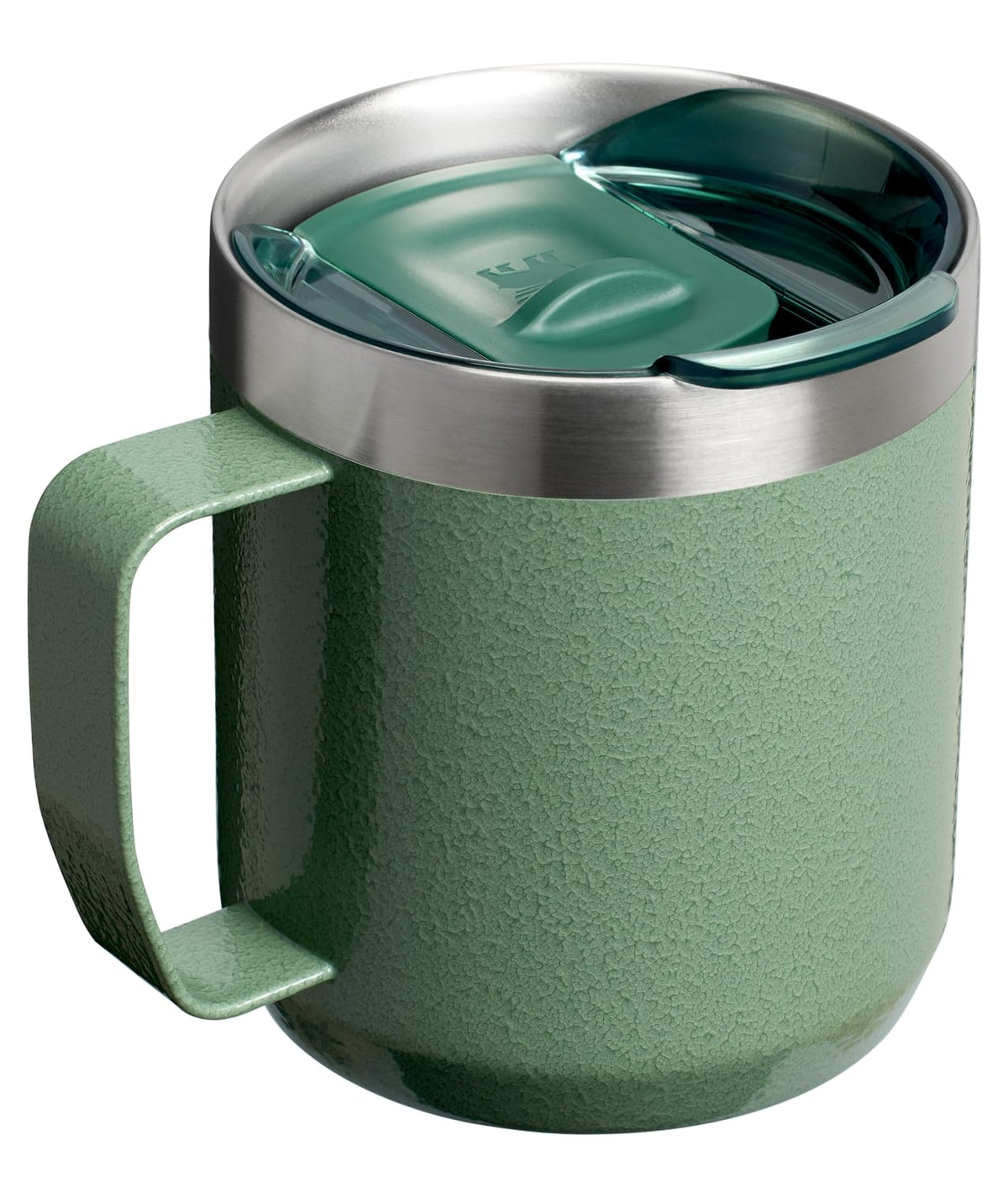STANLEY Everyday Camp - Taza para café, té y bebidas, 12 onzas, sin BPA, color verde martillo, color verde