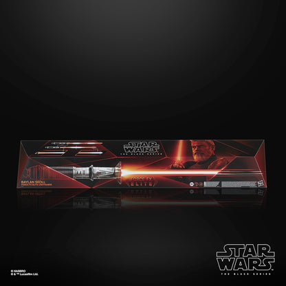 Star Wars Hasbro The Black Series Baylan Skoll - Espada Láser de Juguete Sable de Luz Force FX Elite para Adolescentes a Partir de 14 años