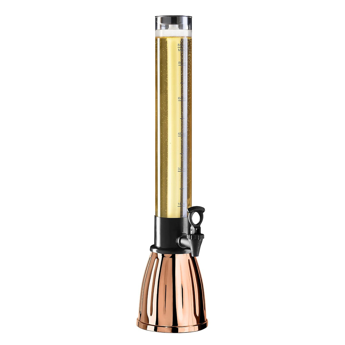 Oggi Torre Dispensadora de Bebidas con Espiga EZ-Pour 3 Cuartos - Beer Dispenser Copper - Acero inoxidable