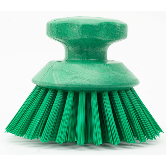 Carlisle FoodService Products CFS Sparta - Cepillo para Polvo Redondo de plástico para Fregar, Color Verde (Paquete de 6)