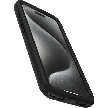 OtterBox - Funda Impermeable para iPhone 15 Pro MAX (Solamente) Serie FRĒ con MagSafe (diseñada por LifeProof), Color Negro, Impermeable, 60% plástico Reciclado, Elegante y Elegante