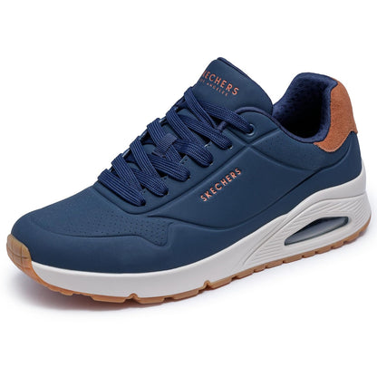 Skechers Uno Suited on Air Zapatillas para Hombre - 29.0 cm - Azul marino