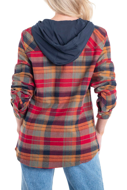 Legendary Whitetails Women's Lumber Jane Hooded Flannel Shirt