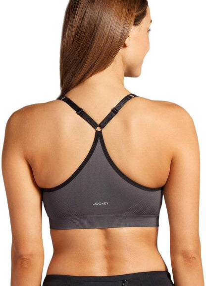 Jockey Molded Cup Seamless Bra Sujetador Deportivo para Mujer