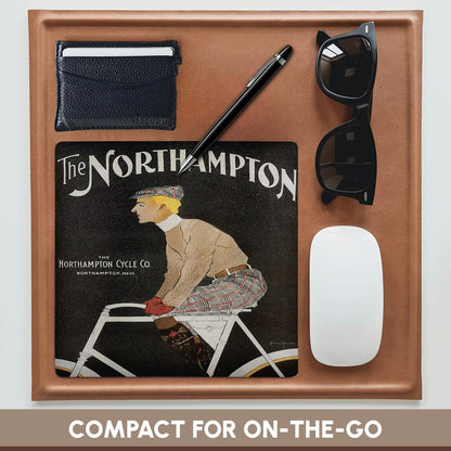 3dRose 8 x 8 x 0.25 Inches The Northampton Cycle Co. Northampton, Mass Vintage Bicycle Advertising Poster Mouse Pad (mp_153274_1)