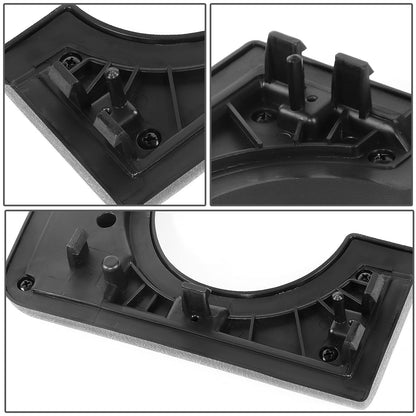 DNA Motoring Soporte para Taza de Consola Central para Ford F-150 con Asiento de Banco 40/20/40 Negro
