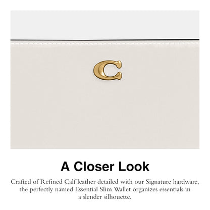 Coach Essential - portafolios delgada para mujer
