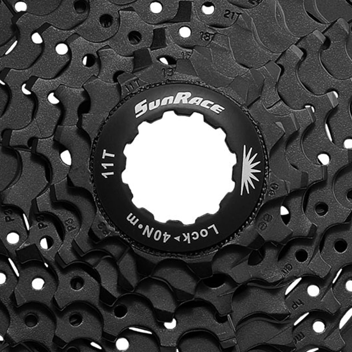 SUNRACE Cassette de Piñones Montaña MS 10P 11/46D Negro Cajita CSMS2.TAZ0.ES0.BXB