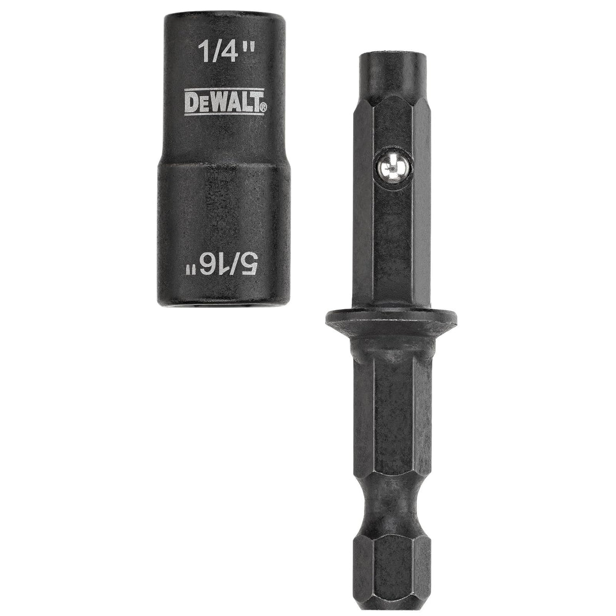 DEWALT Destornillador de tuerca, doble extremo, 1/4 pulgadas + 5/16 pulgadas (DWADEND14516)