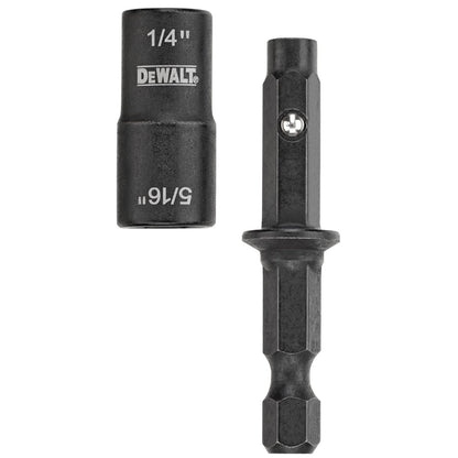 DEWALT Destornillador de tuerca, doble extremo, 1/4 pulgadas + 5/16 pulgadas (DWADEND14516)