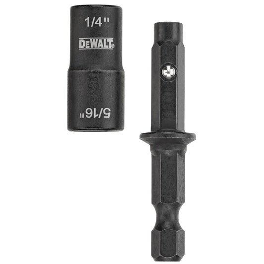 DEWALT Destornillador de tuerca, doble extremo, 1/4 pulgadas + 5/16 pulgadas (DWADEND14516)