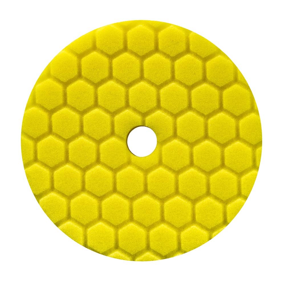 Chemical Guys Almohadilla Pulidora Hex-Logic Quantum Blanca, 5.5 Pulgadas - Amarillo - 5.5 inch
