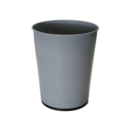 Bath Bliss - cubeta de Basura pequeño de 5 litros | Tapa Redonda Abierta | cubeta de Basura | Baño | Cocina | Oficina | recámara | cubeta de Basura | Basura, Gris