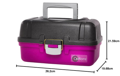 Creative Options Caja para Manualidades de 2 charolas