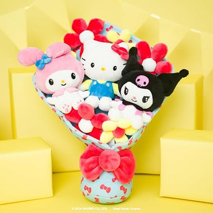 Jazwares Hello Kitty and Friends - Ramo de celebración de Felpa de 12 Pulgadas, 9 Felpa incluida, Producto Oficial de Sanrio