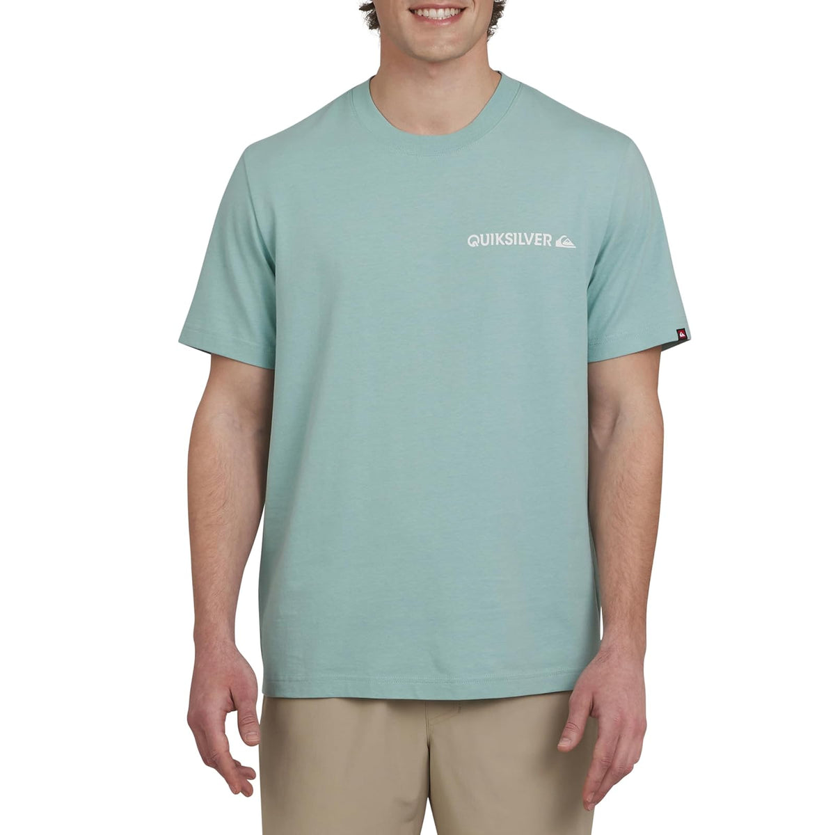 Quiksilver - Playera de Manga Corta de algodón Suave para Hombre