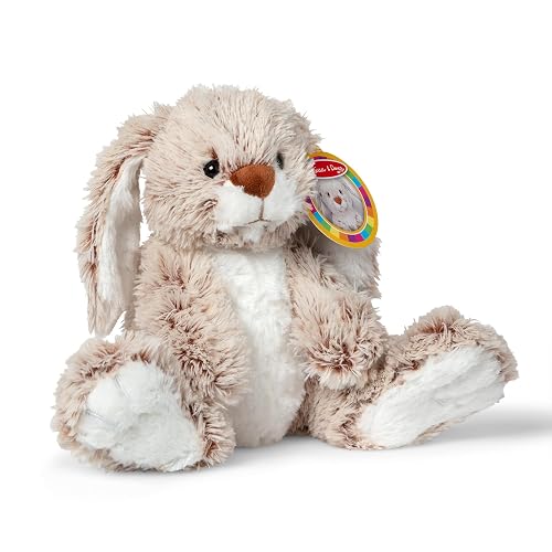 Melissa & Doug Peluche de Conejito, Burrow Bunny (22.86 cm x 25.4 cm x 15.24 cm)