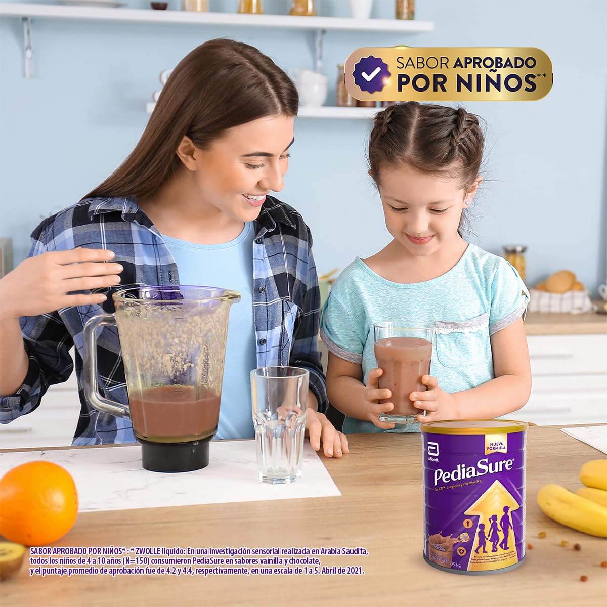 PediaSure Chocolate- Alimentación Especializada Polvo 1600 g | Formula especializada para niños de 1 a 10 años con 5 grupos de nutrientes clave que apoya el crecimiento de los huesos.