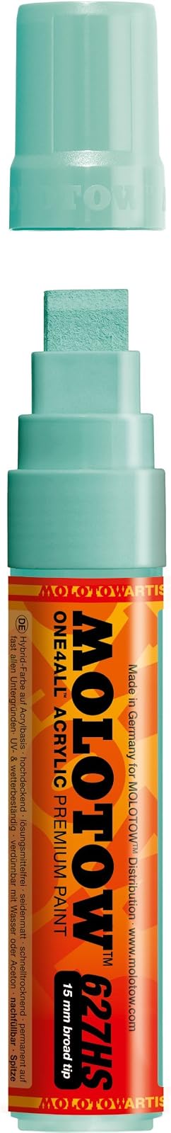 Molotow ONE4ALL Pintura Acrílica de Refill, Verde Universes Green, 180 ml - 15 mm - Azul (Lago Blue Pastel)