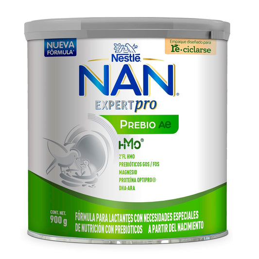 NAN, Fórmula infantil NAN Prebio, para 0 a 12 meses, 1 lata de 900g, 900 gramos