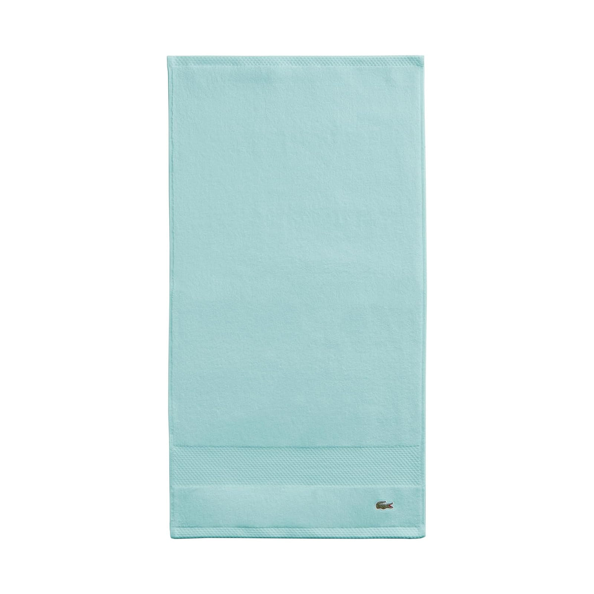 Lacoste Heritage Supima Colección de Toallas y Tapete de Baño - Hand Towel 16x30 - verde