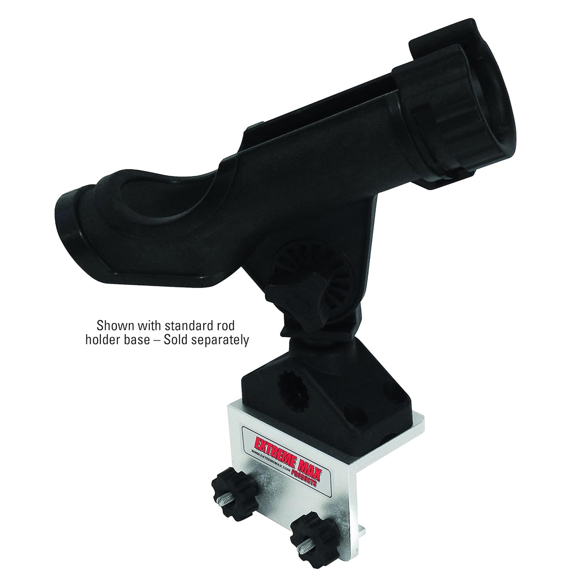 Extreme Max 3005.4405 Base Deslizante de Aluminio de 90° para Sistemas de Pista Lund Sport