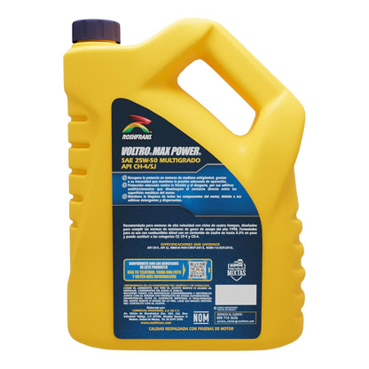 ROSHFRANS - Aceite para Servicio Pesado VOLTRO CH-4/SJ 25W50 - PT10400017