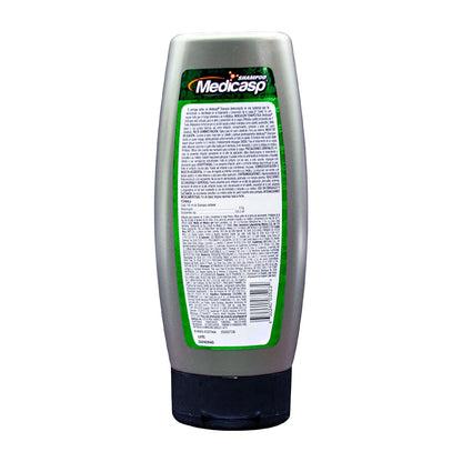 Medicasp Shampoo Anticaspa - Auxiliar en la eliminación del hongo de la caspa, alivia comezón y ardor, deja el cabello con brillo y suavidad, ideal para uso diario, contiene una botella de 400ml