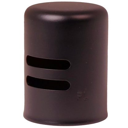 Westbrass D201-12 1-5/8 pulgadas x 2-1/4 pulgadas, tapa de espacio de aire de latón sólido, sin falda, 1 paquete, bronce aceitado