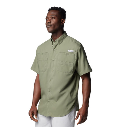 Columbia Men's Tamiami II Short Sleeve Shirt, Cool Grey